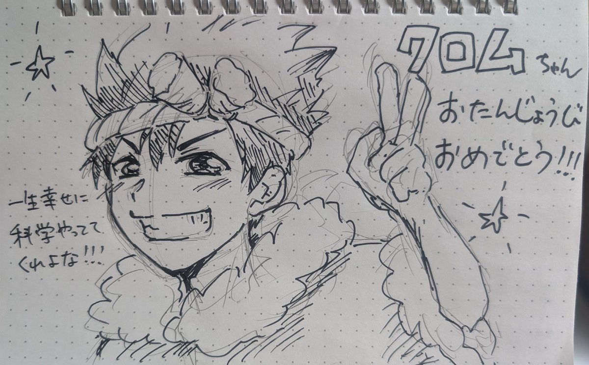 1日遅れ＆突貫でごめんなさいクロムちゃんお誕生日おめでとう🎉🎉😭🎊🎊