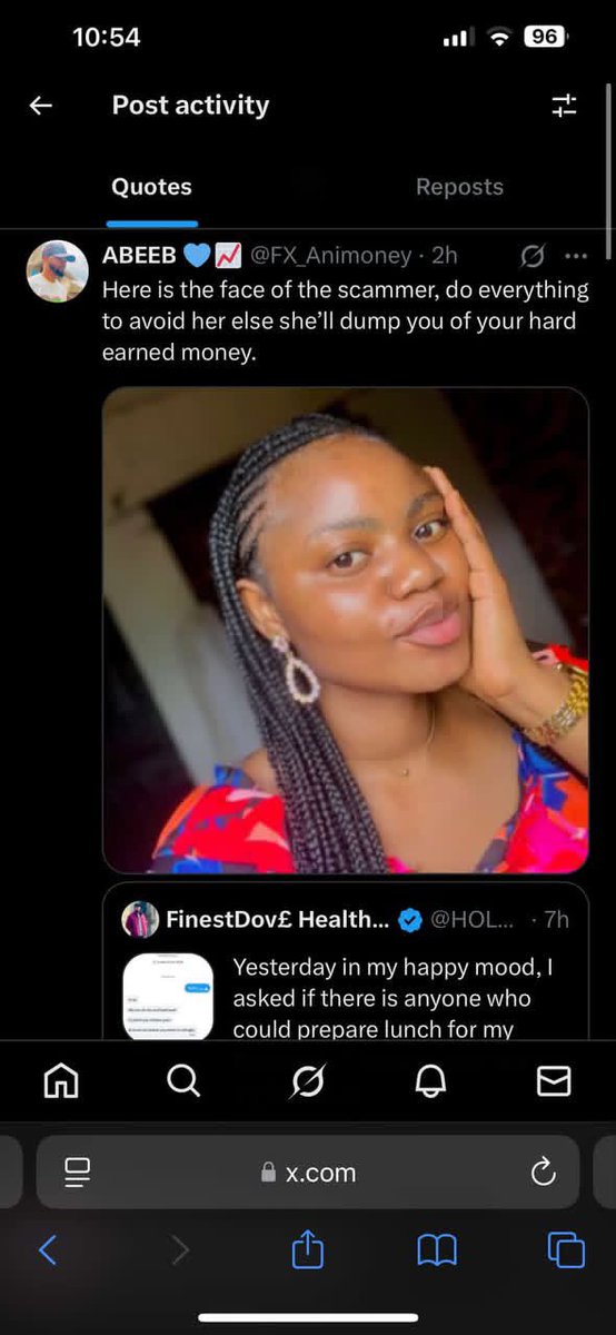 HelenaHAR_'s tweet photo. 🚨 IMPORTANT DISCLAIMER 🚨
Someone is impersonating me and using my pictures to scam people on this app.

This thread is to clear my name and protect others.

This photo used was my first profile picture here , one of the pictures I took when I just got an iPhone … pls RT https://t.co/emBMmqTBt2