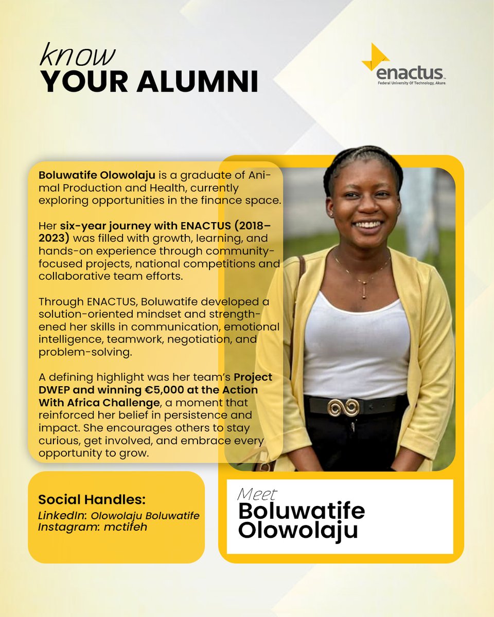 ENACTUS FUTA tweet media