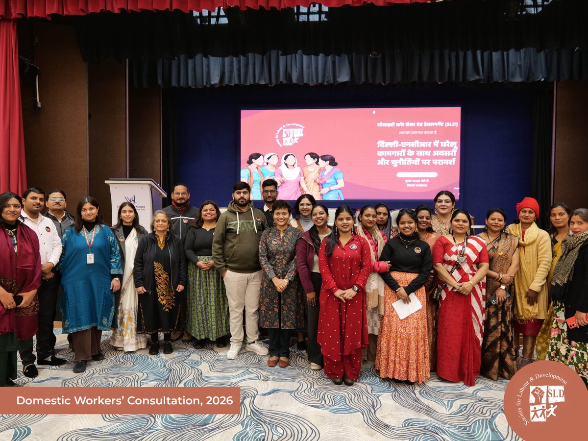 Society for Labour & Development (SLD) tweet media