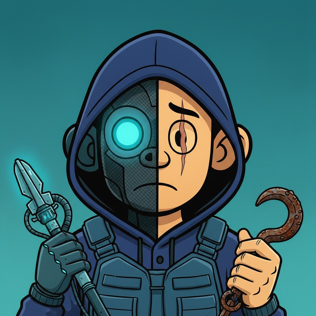 Rexonnft's tweet image. Half human. Half machine. One identity.
Cipher Rift is a 1/1 NFT character exploring conflict in the age of AI. @jgonzalezferrer 

og.rarible.com/token/polygon/…

#NFTart #1of1NFT #PolygonNFT #CryptoArt #NFTCollectors #DigitalCollectible #NFTDrop