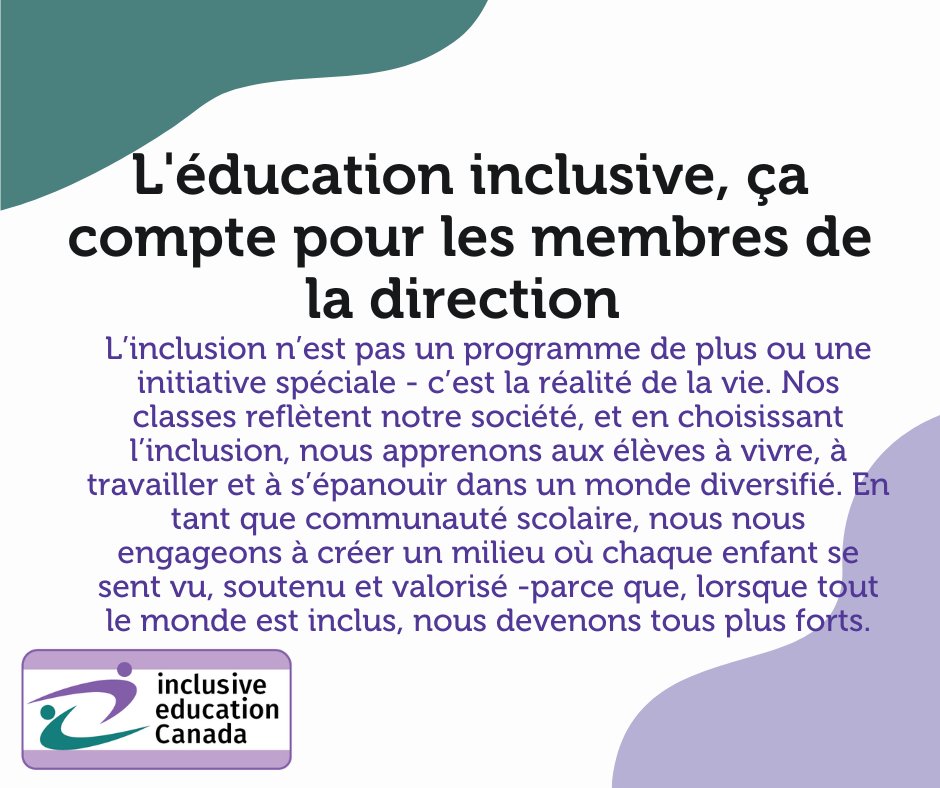 Inclusive Education / Éducation inclusive Canada tweet media
