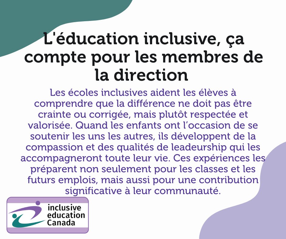 Inclusive Education / Éducation inclusive Canada tweet media