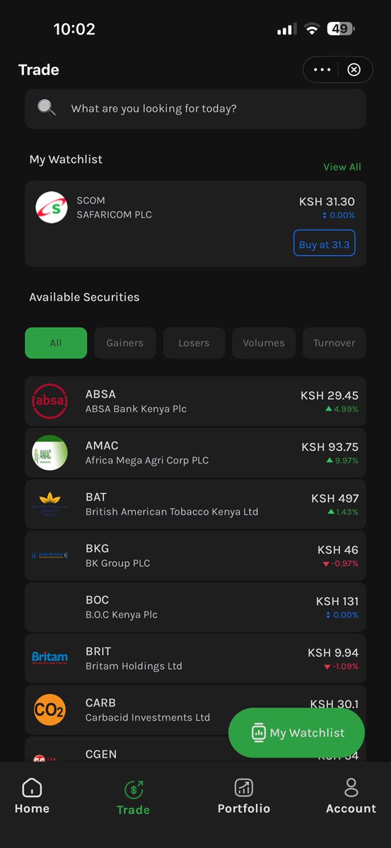 mtucreativity's tweet photo. Seems like @SafaricomPLC soft launched the Zidii trader app.

The experience was so smooth, still not sure where the shares are held.

Here’s my experience purchasing 100 $SCOM shares today. https://t.co/yPlZBsX6NX