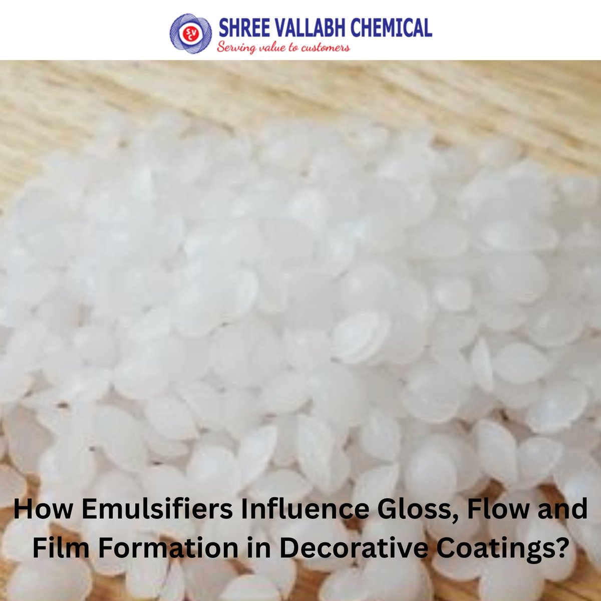 VallabhChemical's tweet image. Emulsifiers are key to better gloss, smooth flow, &amp;amp; strong film formation in decorative coatings boosting finish quality &amp;amp; application efficiency.

Read the full guide - shreechem.in/blogs/emulsifi…

#ShreeVallabhChemical #Emulsifiers #DecorativeCoatings #CoatingsIndustry