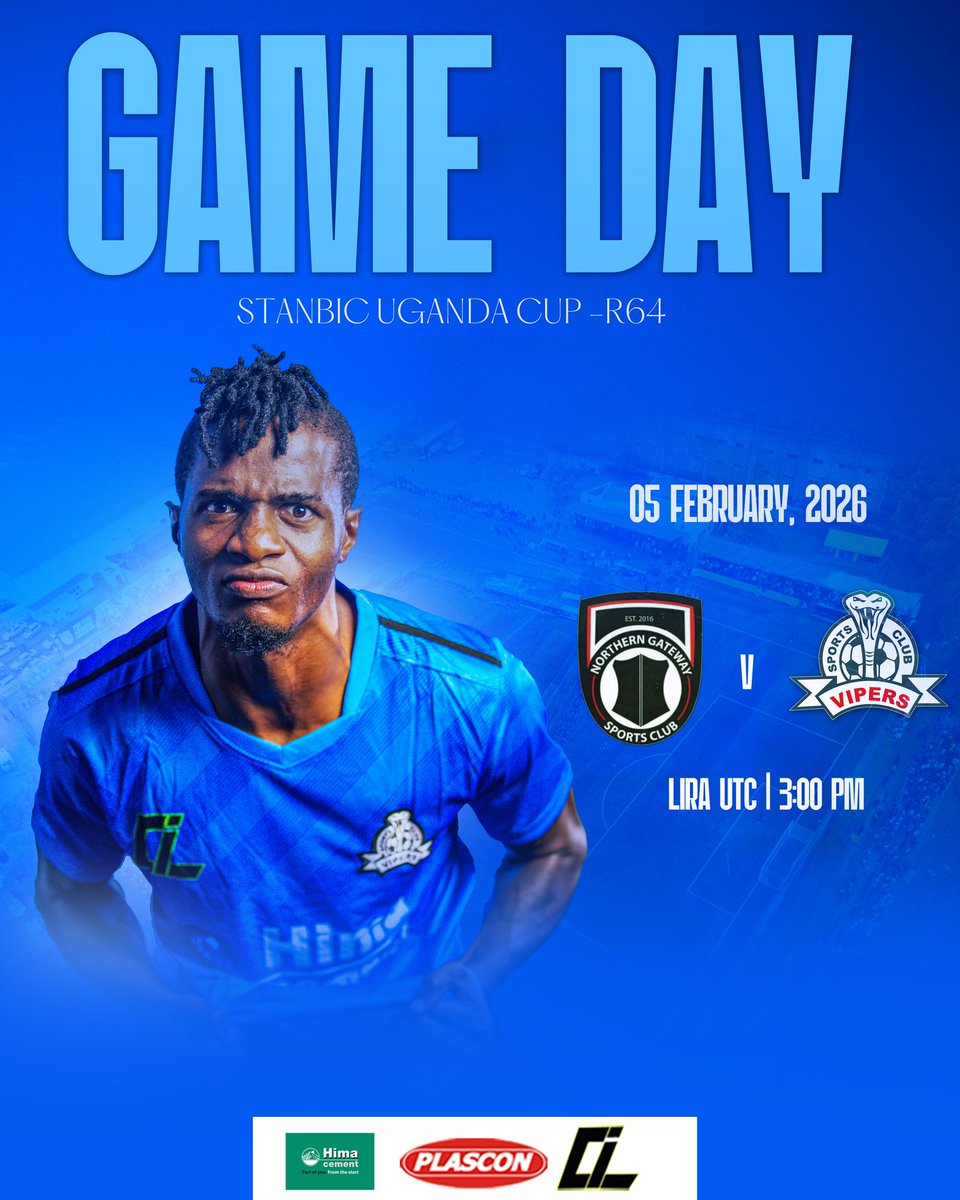 Our #StanbicUgandaCup title defence begins this afternoon in Lira. 👊🏿

#VenomsUpdates || #OneTeamOneDream ||