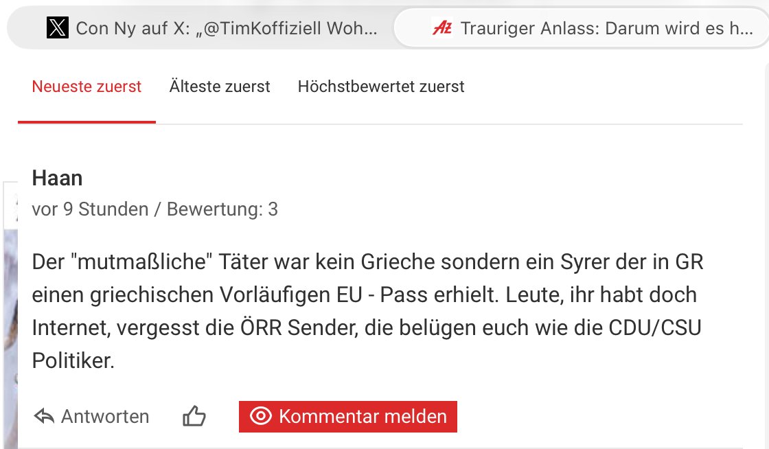 ananaspalme's tweet photo. @ConScence @TimKoffiziell Der Text aus deinem Screenshot ist aus einem Leserkommentar und nicht Teil des Artikels. Hat jemand eine gute Quelle dafür? https://t.co/45l9kkwdXV