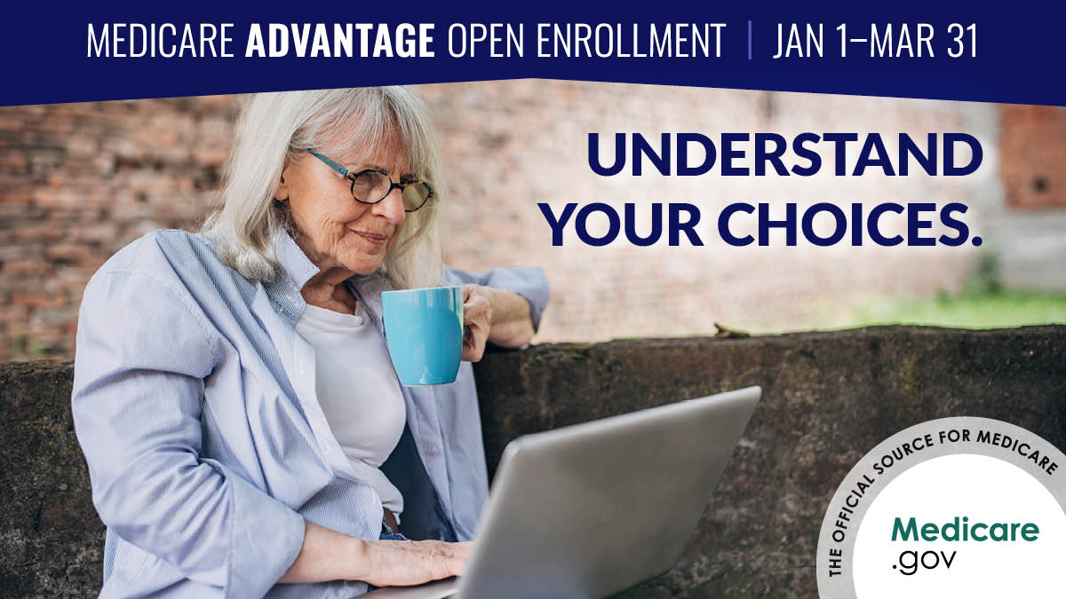 If you have a Medicare Advantage Plan but want to make a change, now’s the time. You have until March 31 to switch to another Medicare Advantage Plan, or to Original Medicare (and join a separate Medicare drug plan). Visit go.medicare.gov/49s7HYJ to explore your coverage options.