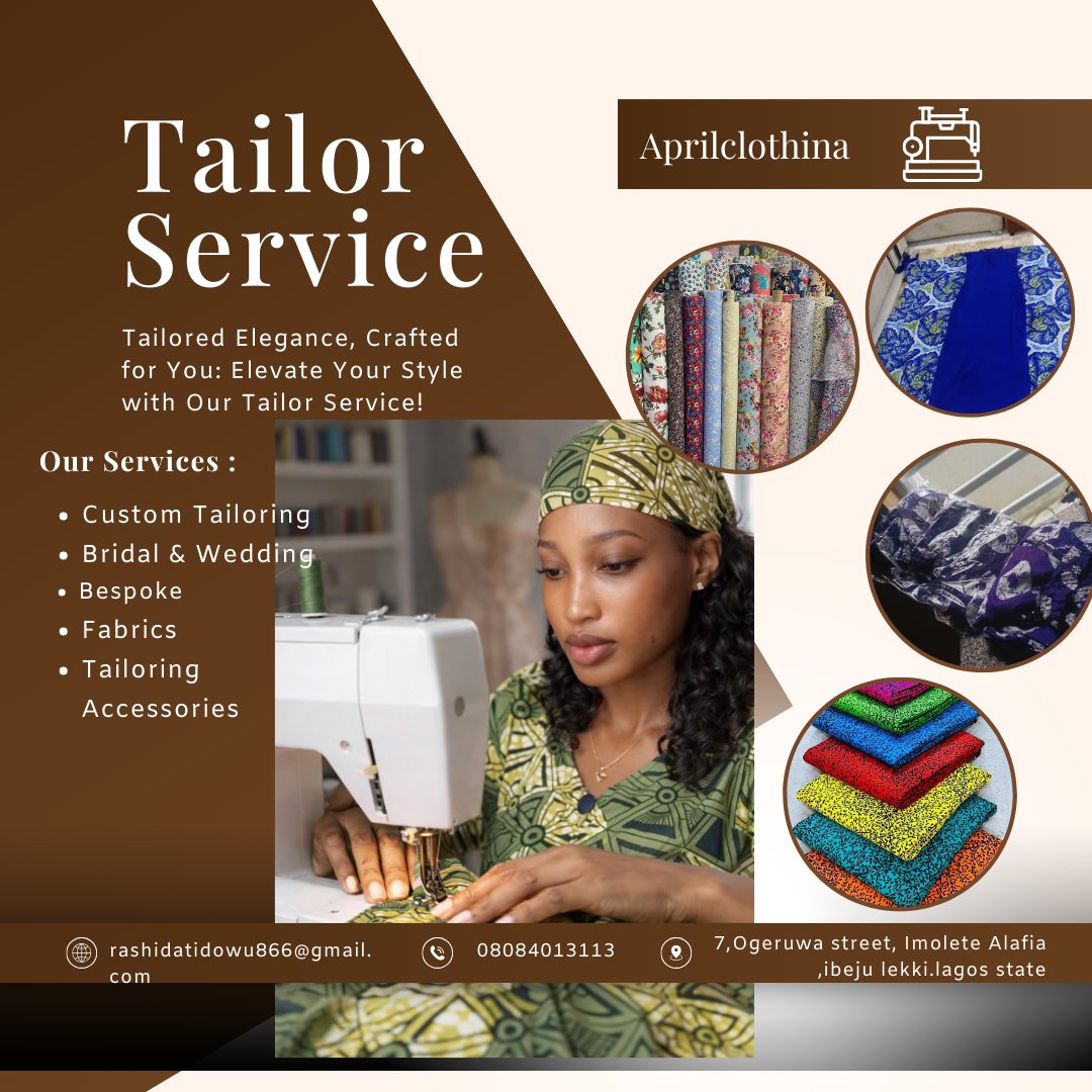 shidat7's tweet photo. Good morning beautiful people, this is to inform you that we now have a walk in store,if you stay around ibeju lekki and environs  ,and you need a good fashion designer and Fabric vendor ,I am always at you service, we also deliver nationwide,we are back and better.Thank you. https://t.co/nBhMqYKBu7