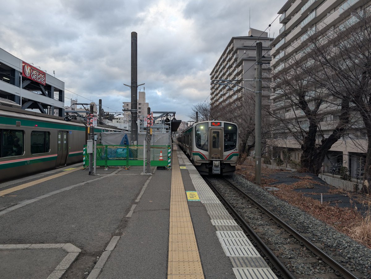 久しぶりの北仙台駅来訪&仙山線乗車 いつ見てもレトロな駅舎が
