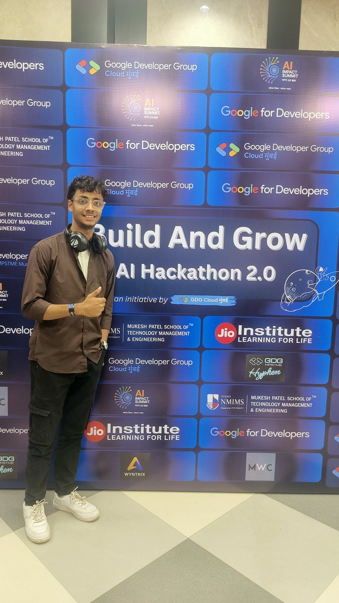 krishnadubey25's tweet photo. Proud to have been part of Build and Grow AI Hackathon 2.0 with Team LegitCoder hosted by GDG Cloud Mumbai! Amazing experience building, learning, and innovating with a brilliant community of creators.
#AI #Innovation #MachineLearning #Hackathon #GDGCloudMumbai #BuildAndGrowAI https://t.co/c8R6AX3ph6