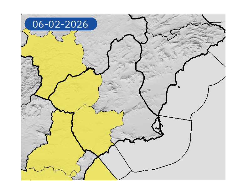 EFE_Murcia's tweet image. AEMET activa aviso amarillo en Murcia por fuertes vientos con rachas de hasta 70 km/h. La alerta estará vigente del 6 al 7 de febrero en varias comarcas. Precaución ante posibles incidencias. #AEMET #Meteorología