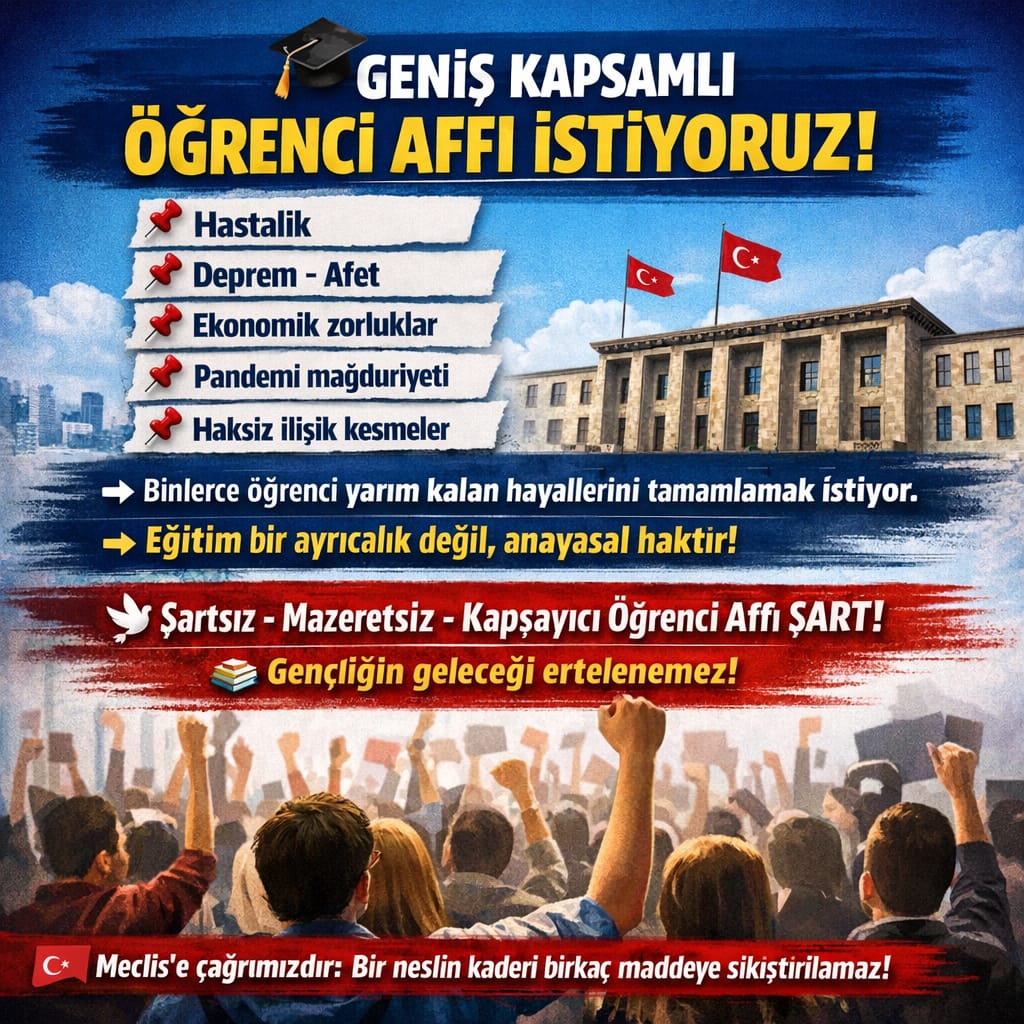 DRMEHMETER's tweet photo. @kamuhaberleri1 Geniş kapsamlı adil bir #öğrenciaffı istiyoruz. https://t.co/0BxtspLuY3