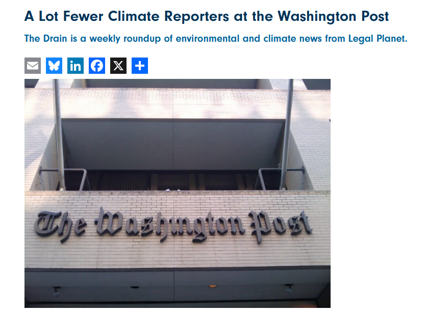 WallStreetMav's tweet image. The Washington Post had 13 reporters and editors covering "climate". 

I cannot understand how they were only losing $100 million per year with staffing decisions like that.

They were all just fired.