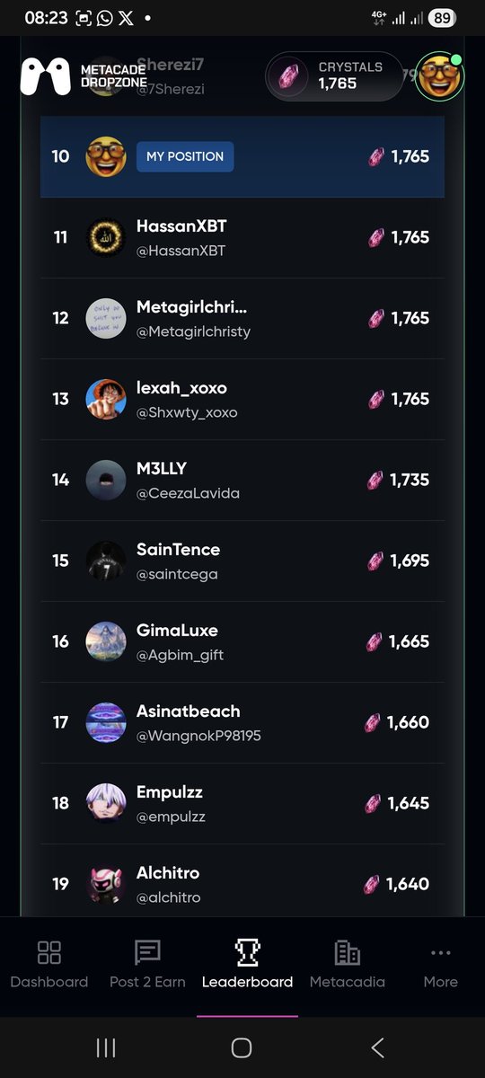 latesttech009's tweet image. 🚀 Metacade is heating up! 🎮🔥
Dropzone leaderboards are buzzing as players stack Crystals to earn $MCADE and seasonal rewards 💎
New tournaments and quests are live—join the grind now 👇
👉 dropzone.metacade.co
#Metacade @Metacade_