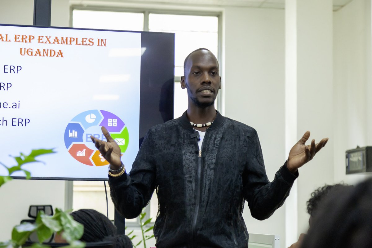 emtechuga's tweet image. This morning, Pheobe Nakato &amp;amp; David Okello are leading a live session on Enterprise Resource Planning, showing us how to streamline business operations effectively. 

#EMTechHouseUG #Tech #AscendApprenticeshipProgram