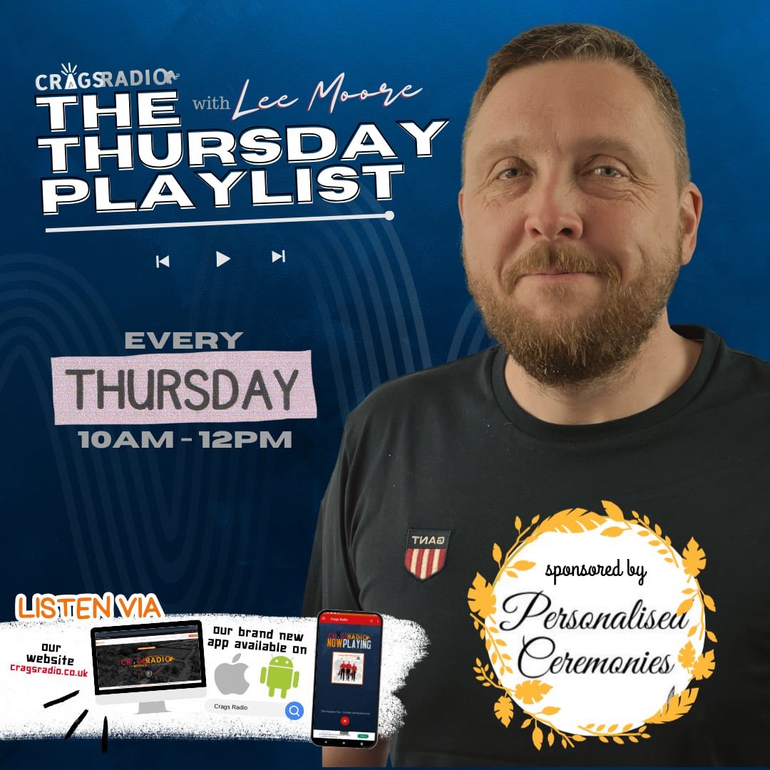 The Thursday Playlist on Crags Radio tweet media