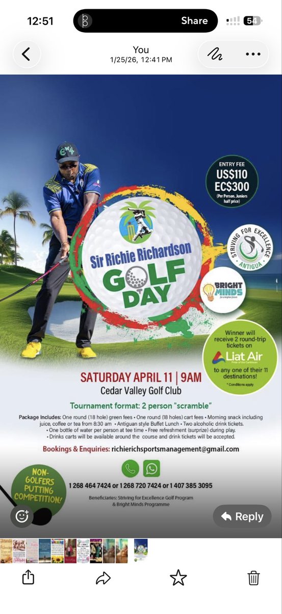 Richie Richardson tweet media