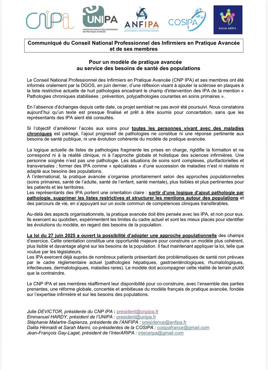 Syndicat UNIPA tweet media