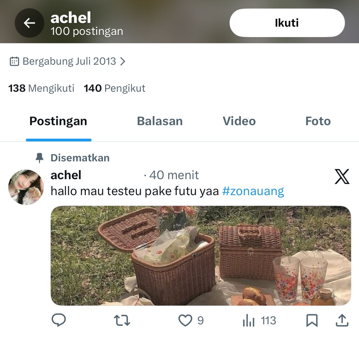 moresowju's tweet photo. wts acc ba jfb f140+ y13 htmt

price : 45k

⊹ verif gmail
⊹ masuk htmt non moots
⊹ no rf, no showmore
⊹ no selective buyer

#zonauang 2.6
t. sell need acc akun up ht f100+ https://t.co/hEzNfA0ET0