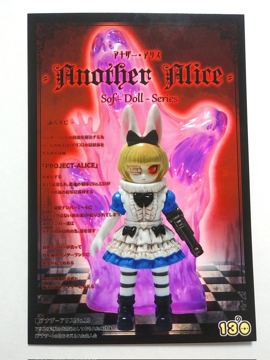 ワンフェスプレゼント】 奥さまがアリスのポストカードを作ってくれ