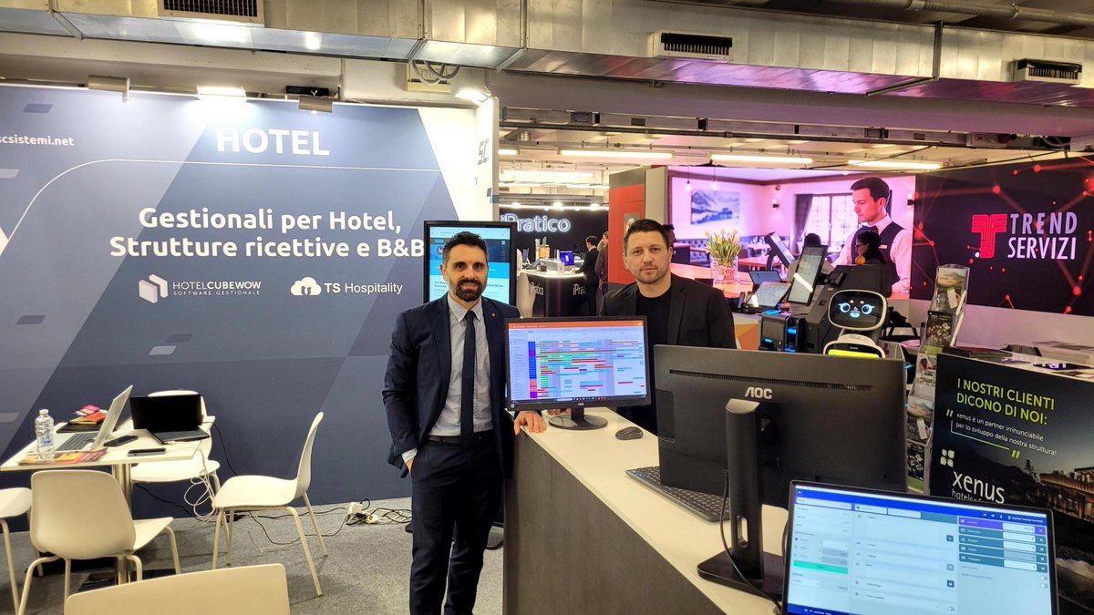 HOTELCUBE's tweet photo. Alcuni scatti da #HospitalityRiva allo stand del nostro rivenditore ufficiale S.C. SISTEMI DI CASSA📍 𝗣𝗔𝗗. 𝗕𝟯 – 𝗥𝗲𝗻𝗼𝘃𝗮𝘁𝗶𝗼𝗻 &amp; 𝗧𝗲𝗰𝗵

Trovate #HOTELCUBEWOW ancora oggi a Riva del Garda!

🚀𝗘𝗹𝗲𝘃𝗮𝘁𝗲 𝗬𝗼𝘂𝗿 𝗛𝗼𝘀𝗽𝗶𝘁𝗮𝗹𝗶𝘁𝘆🚀 

#hospitalityriva2026 https://t.co/SFaHUq5Hla