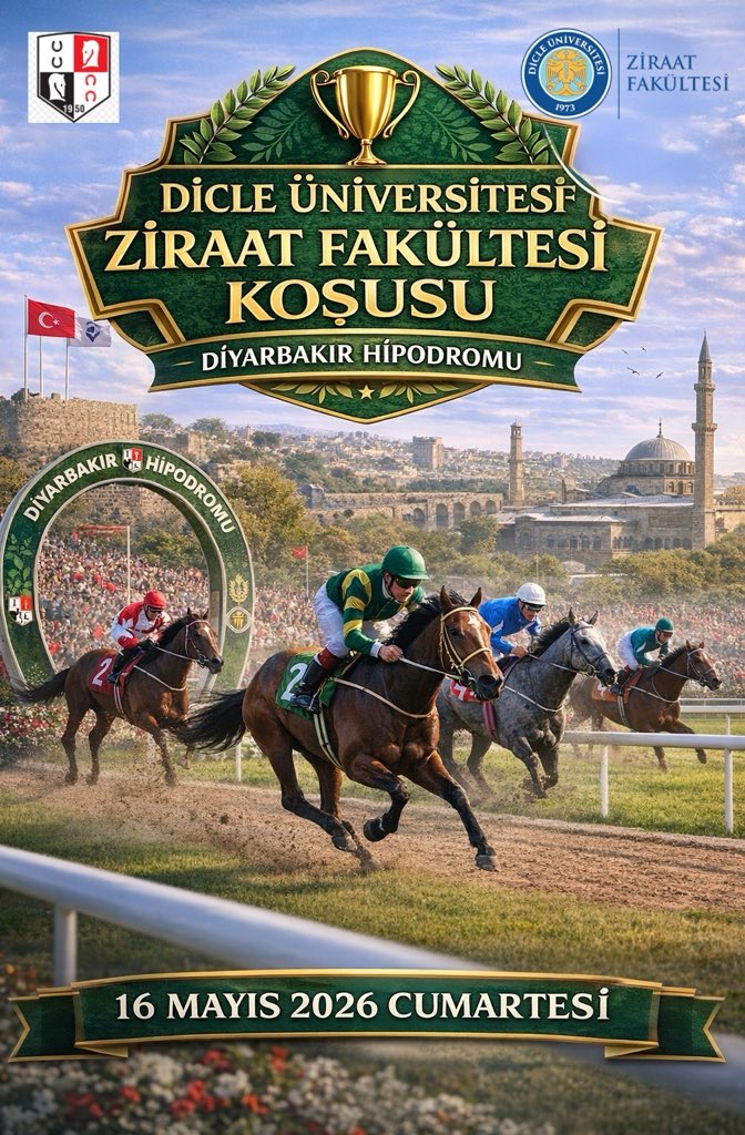 dicleuniziraat's tweet photo. “Dicle Üniversitesi Ziraat Fakültesi Koşusu” Diyarbakır Hipodromu’nda Gerçekleştirilecek

https://t.co/OBDhPZWOj8 https://t.co/ODhVajAtJl
