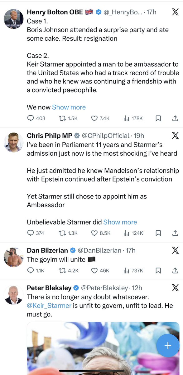 I opened a new Twitter account and selected football as the only subject I’m interested in. I followed one account, Fabrizio Romano. This is the For You feed.