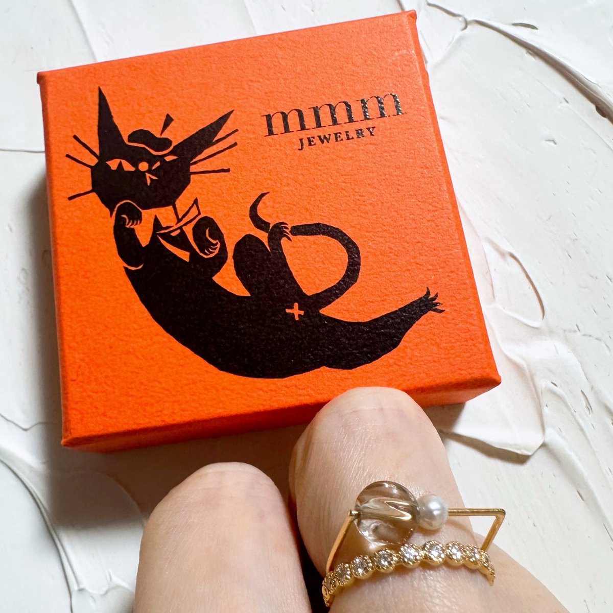 お手持ちのエタニティ💍と重ねるとコーヒーゼリーやショートケーキ