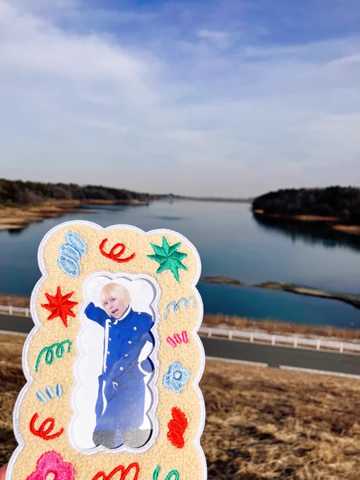 多摩湖…多摩湖だよ…貯水池だよ…取水塔だよ…