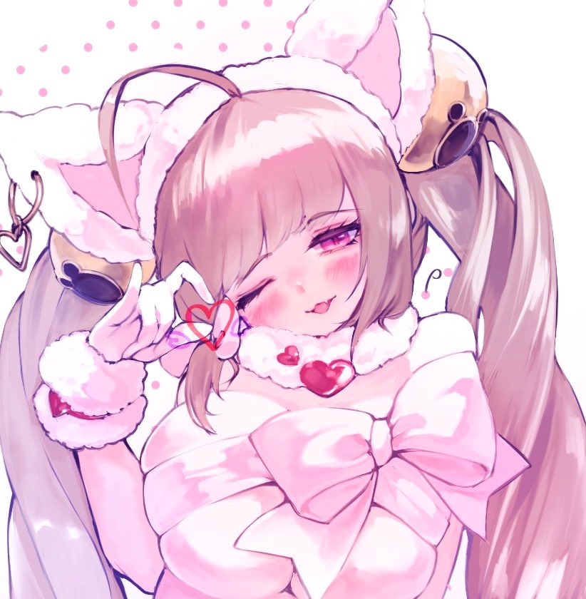 最近ツインテの日だったらしいので周年祝いで描いたデスチャのパケト再掲🐱
いいキャラしてて推しの1人でした〜出番増えそう！ってタイミングでサ終して残念なり🥺 #デスチャ