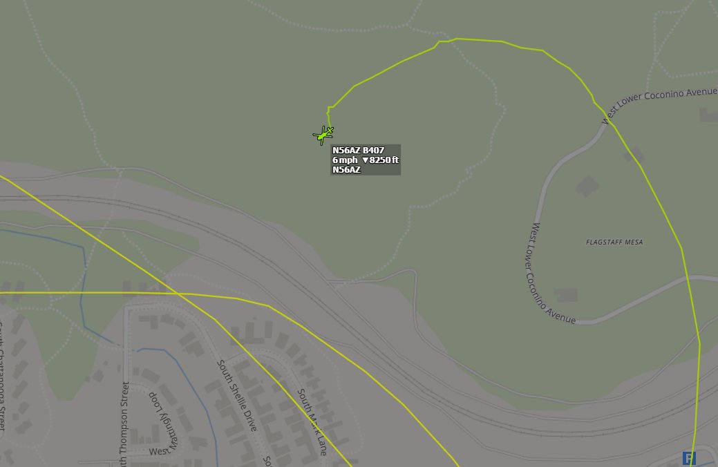 thepagetody's tweet image. #Arizona DPS #HelicopterCrash (Ranger 56, N562AZ)crashed near Flagstaff Wednesday night amid an officer involved shooting and armed suspect standoff in the Railroad Springs area. Video shows it spinning out of control.Suspect taken into custody;no ground officer injuries reported