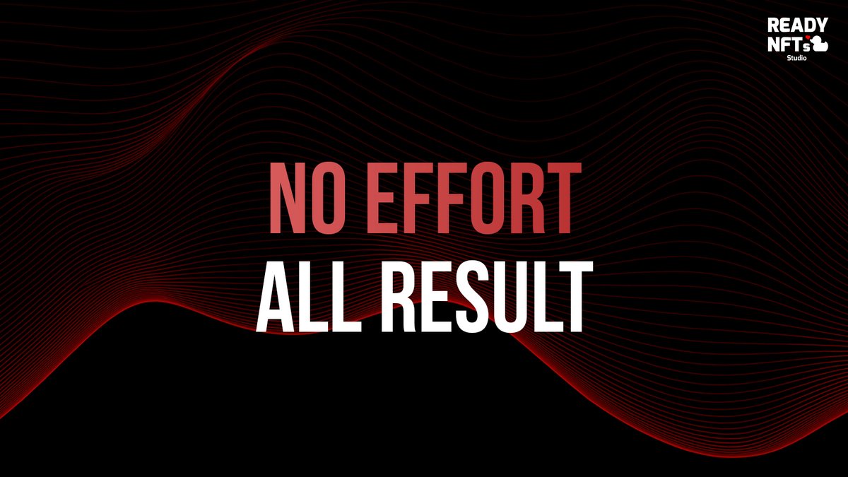 ReadyNFTStudio's tweet photo. Too lazy to produce but want an NFT?

Ready NFT is the solution.

#NFTTips #NFTProject #NFTCommunity https://t.co/kF9qnp8cps