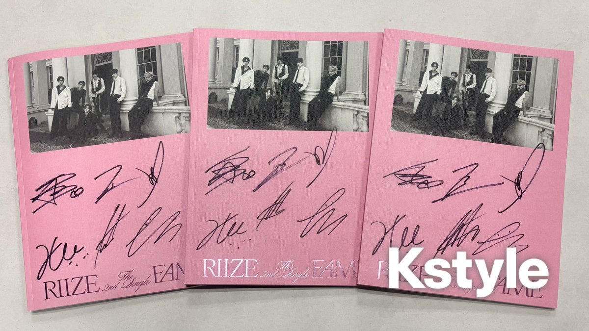 【✨Kstyle14周年プレゼント✨】

RIIZE直筆サイン入りCDを抽選で3名様に！

▼応募
・<a href="/Kstyle_news/">Kstyle</a>をフォロー＆この投稿をRP
・2/24（火）AM11:00〆切

▼お祝いメッセージを公開中🎥
kstyle.com/article.ksn?ar…

#RIIZE #라이즈 #Kstyle14周年