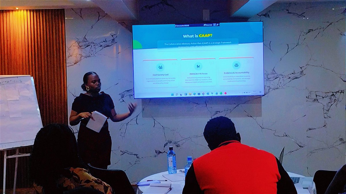 TBChampions_ke's tweet photo. Lisa Mushega, @HennetKenya
CAAP Lead currently breaks down the CAAP strategic framework—bridging the gap between advocacy and action. Understanding the "what" and "how" is key to ensuring the 2026 roadmap delivers real impact for communities. #CAAP #RMNCAH https://t.co/9fGmZ19J3h