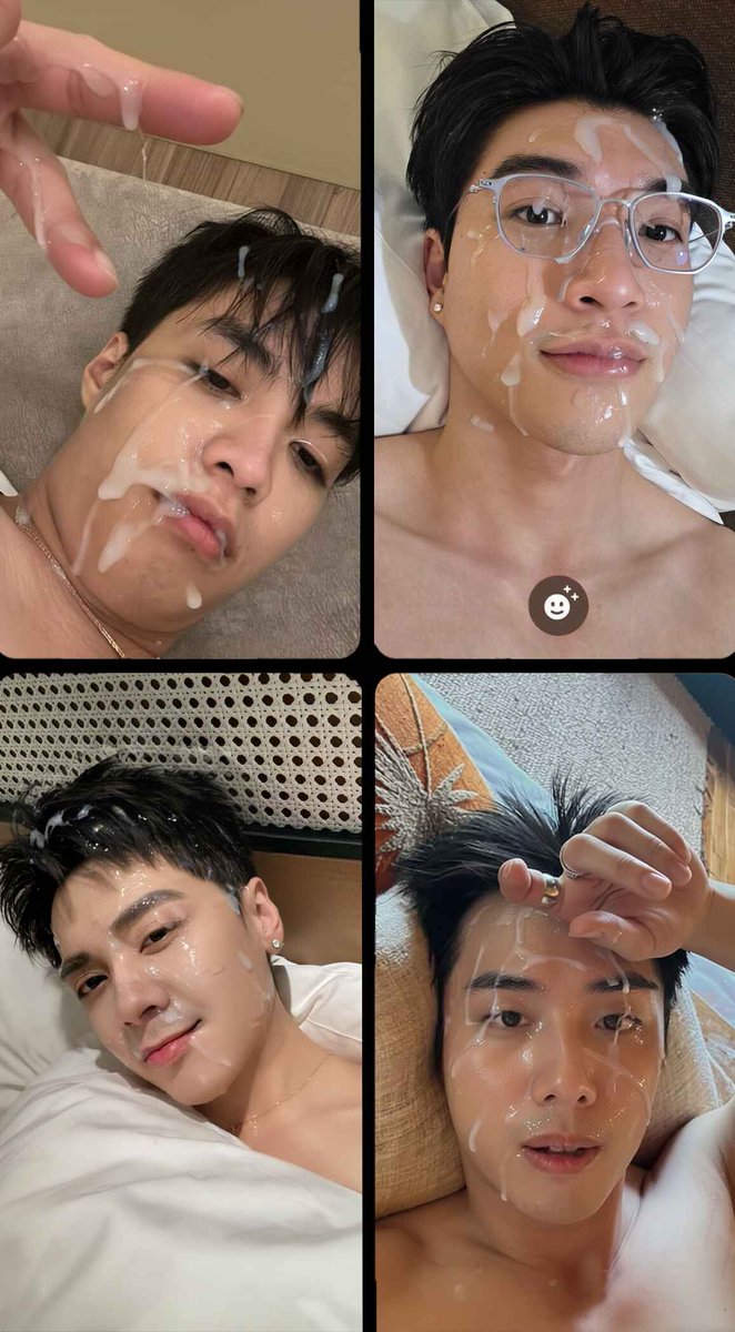gayfakevn's tweet photo. 4 ae thi nhau xem ai là người bị "bắn" lên mặt nhiều nhất🥵 https://t.co/t8v8QfBNKo