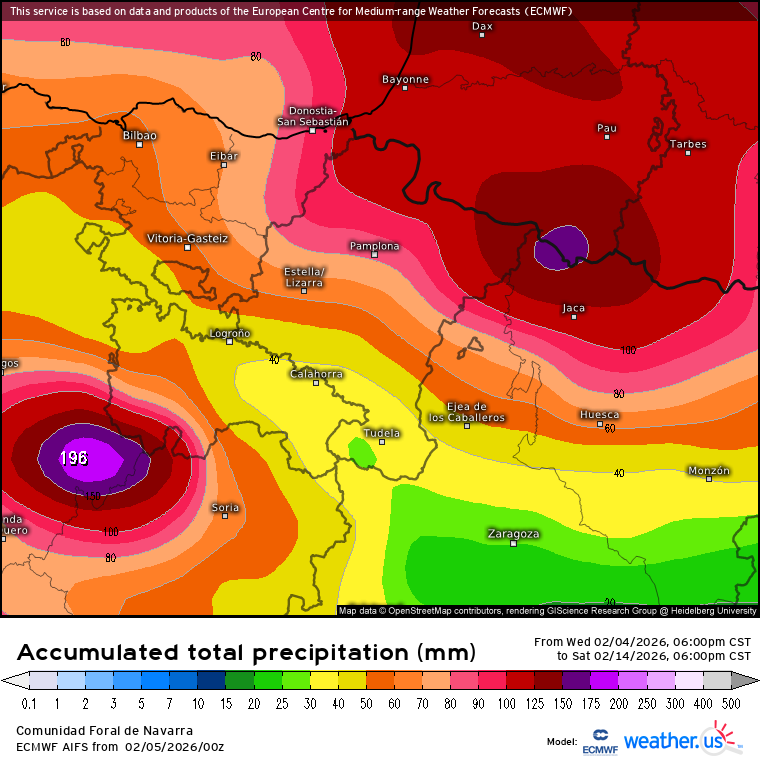 Buenos días, la lluvia nos va a seguir acompañando hoy y durante los próximos días en Navarra, a excepción del sábado, cuando parece que nos puede dar un respiro. De cara a la semana que viene parece que podrían reforzarse las lluvias y quizás el fresco del miércoles en adelante.