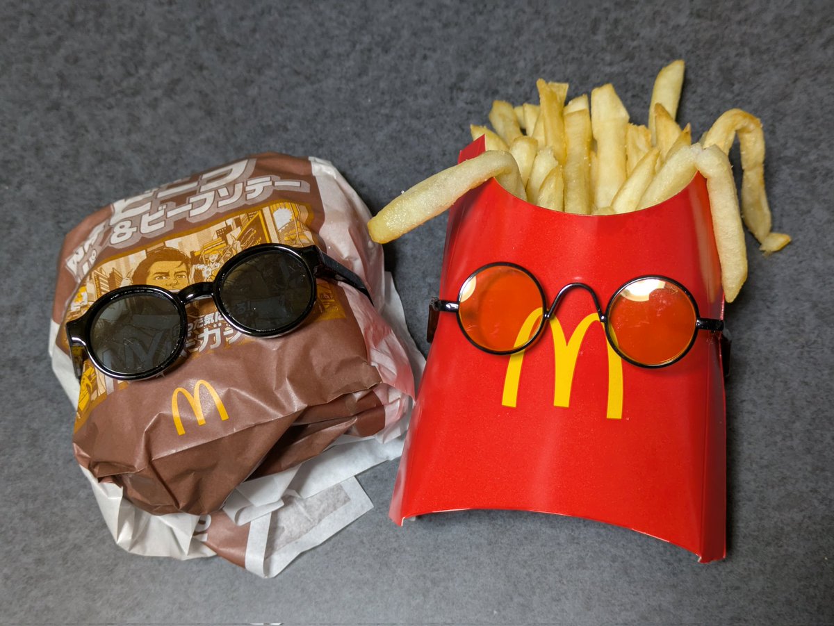 こちらの牧台はこの後おいしく頂きました。🍔🍟