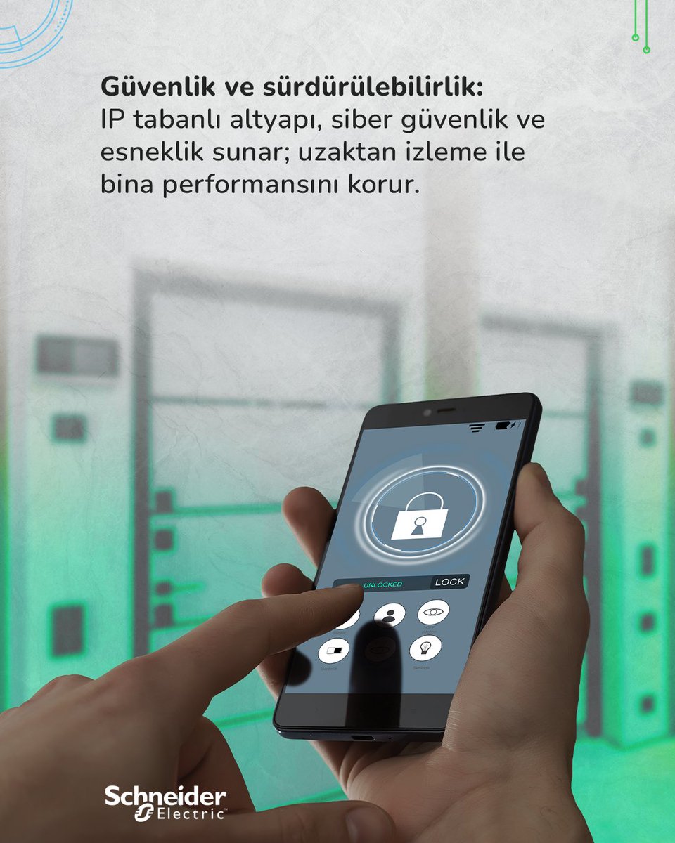 🏢 Akıllı bina dönüşümü EcoStruxure Building ile başlıyor.

Dijital ve IoT tabanlı çözümler, binaları daha bağlantılı ve daha verimli hale getiriyor. 
Entegre sistemler sayesinde enerji kullanımı optimize edilirken, (cont) spr.ly/l/6013hJEub