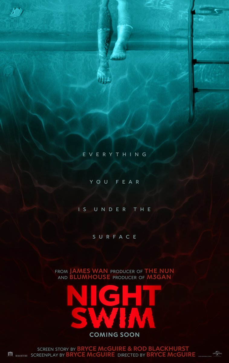 Night Swim (2024)
For a Blumhouse horror film it is pretty decent, it has all elements, being creepy, eerie with strange things happening. An easy watch, not necessary a standout.
