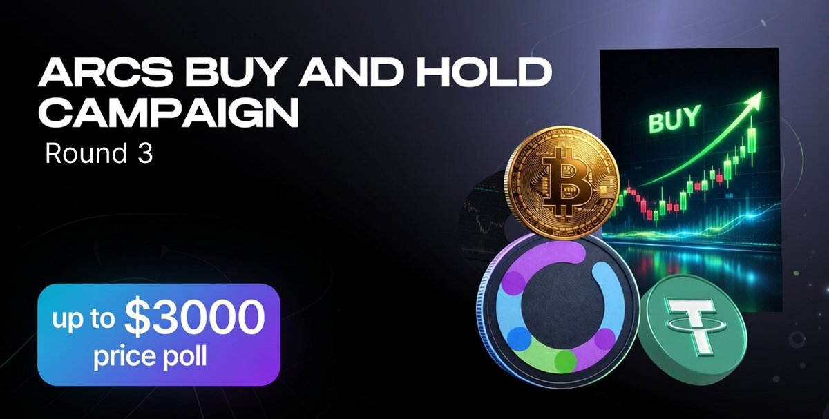 The ARCS BUY &amp; HOLD EVENT is here!

We're excited to launch Round 3 of the $ARX Buy and Hold Incentive Campaign on #MEXC — designed to reward holders.

Why participate?
Earn real $USDT rewards just for holding $ARX, no selling required! Earn while you HODL.

Eligibility
🔸Hold a