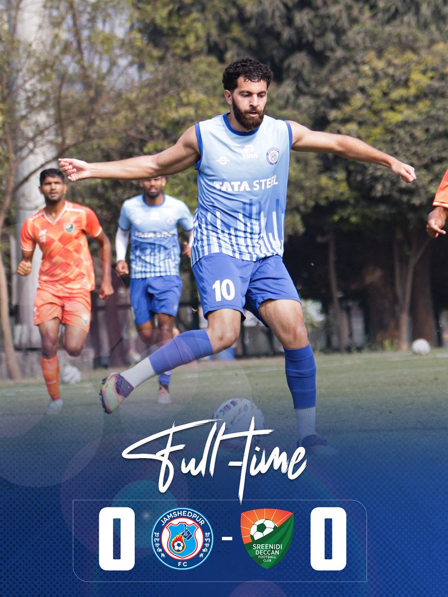 JamshedpurFC's tweet photo. Men of Steel vs Sreenidi Deccan FC ends all square! ๐ฆพ
#JamKeKhelo #IndianFootball #MenOfSteel #Jamshedpur #IndianSuperLeague #ISL https://t.co/dEh8K4oKVK