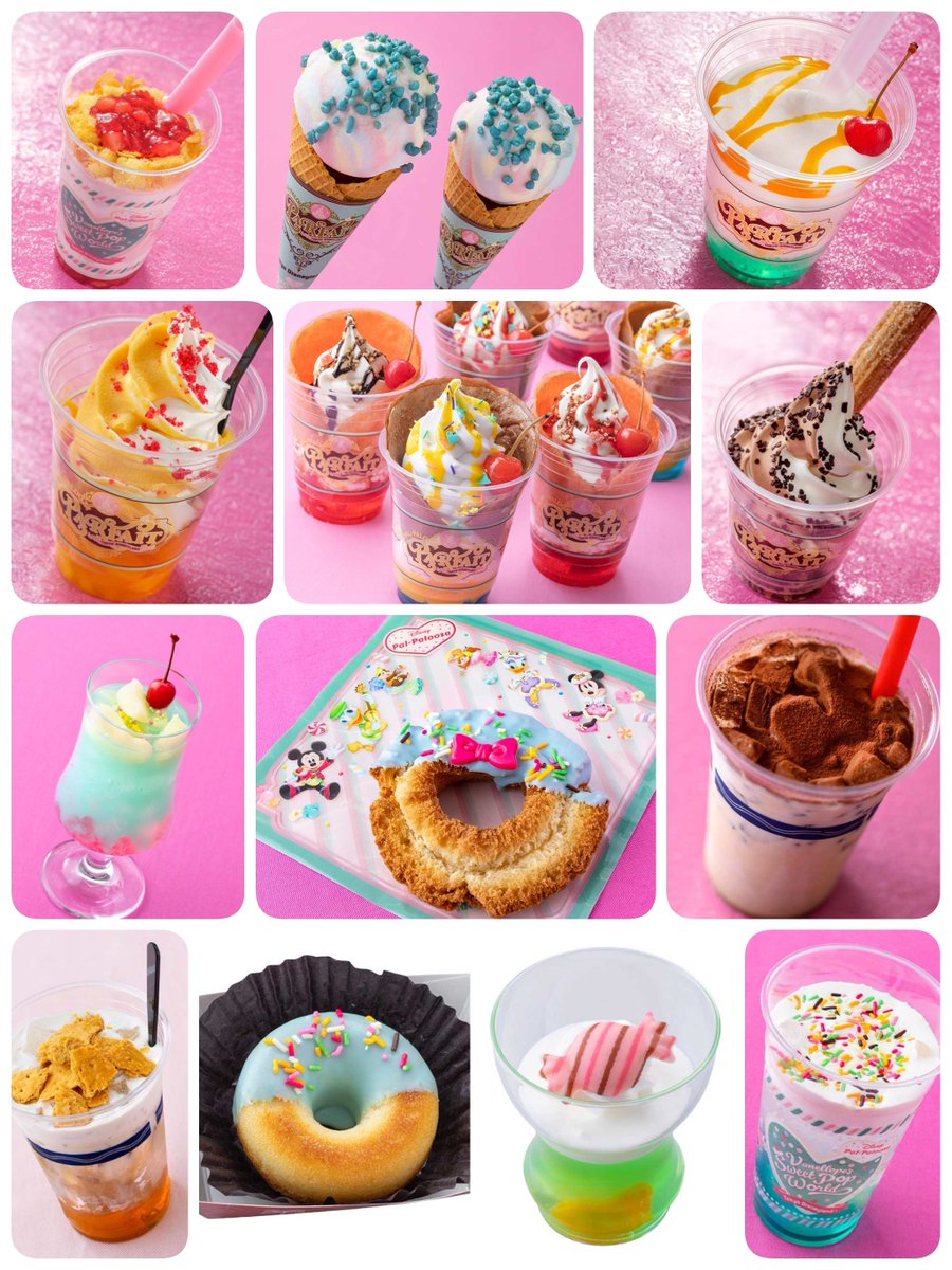 ━━━━━━━━━━━━
#東京ディズニーランド
✎𓂃3月9日&amp;4月15日　販売開始

ポップでカラフルなスウィーツやドリンクが登場⊹˚.
アイスクリームのような見た目のメニューでヴァネパルを楽しもうෆ˚*

tokyodisneyresort.jp/tdl/food/detai…
#TDR_food