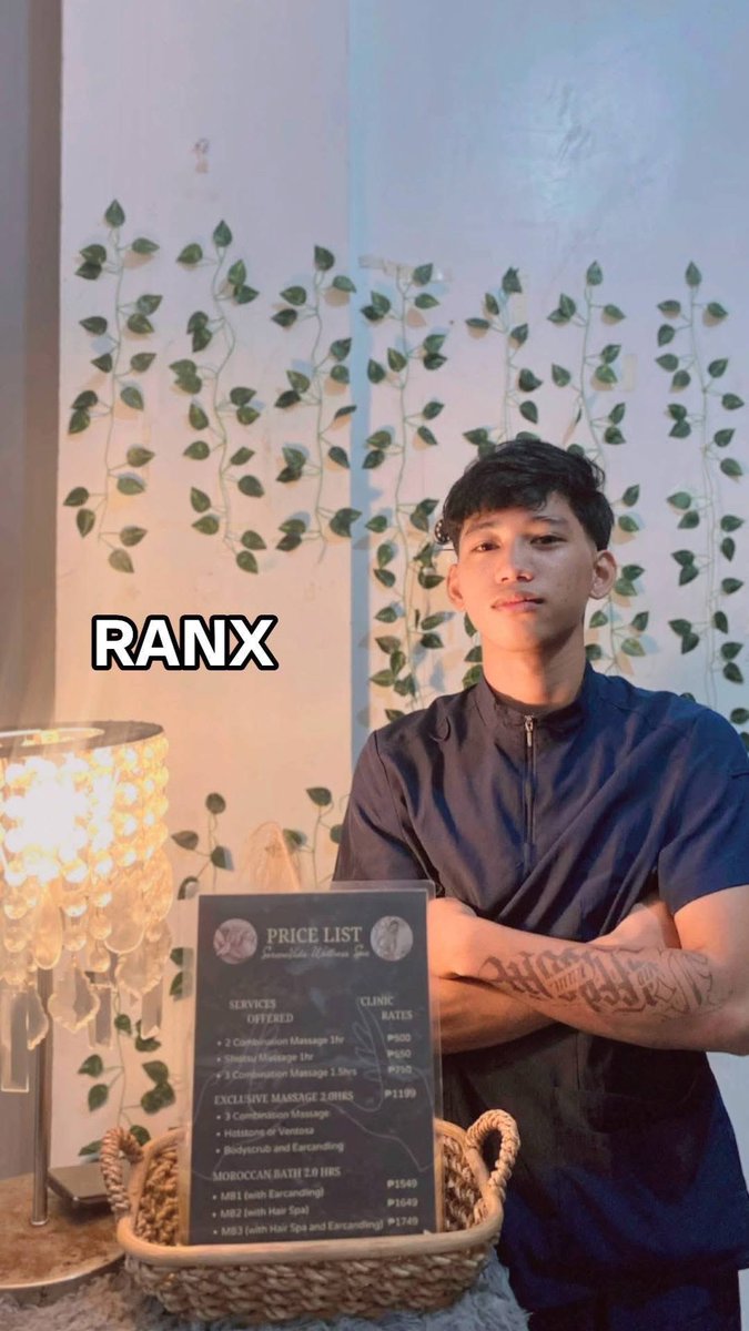 AxcelMT's tweet photo. Hi I'm Therapist Ranx, 
5'7
21yrs old

✨Book a Massage Now✨
°Get pampered and relax to release your stress and body pain°

📍Located Area📍
Cabanatuan City

Add transportation depends on your location https://t.co/9bal6tBtqg
