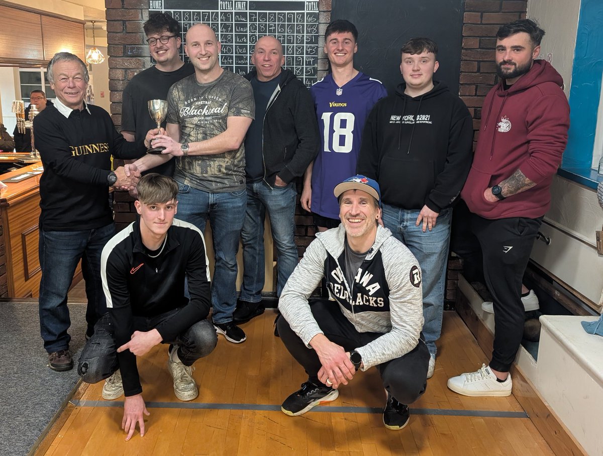 RobP0810's tweet photo. Dening Cup Final Result

In a very close final 3 at a Time (382+25) beat Fake Skittles (382+21) winning a play-off after the scores were tied after 6 hands with Kam Andrews (3 at a Time) hitting 63 and George Warr (Fake Skittles) hitting 58. https://t.co/oL9vrYRH5F