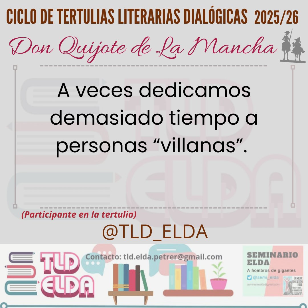 Tertulias literarias dialógicas Elda-Petrer tweet media