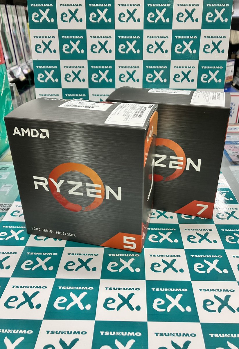 4F】 AMD AM4 CPU入荷しました🎉 Ryzen7 5700X 3.4GHz 最大4.6GHz 8