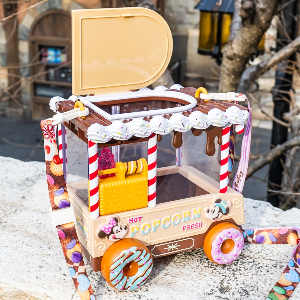 スイーツデザインのポップコーンワゴン！ 東京ディズニーランド&シー