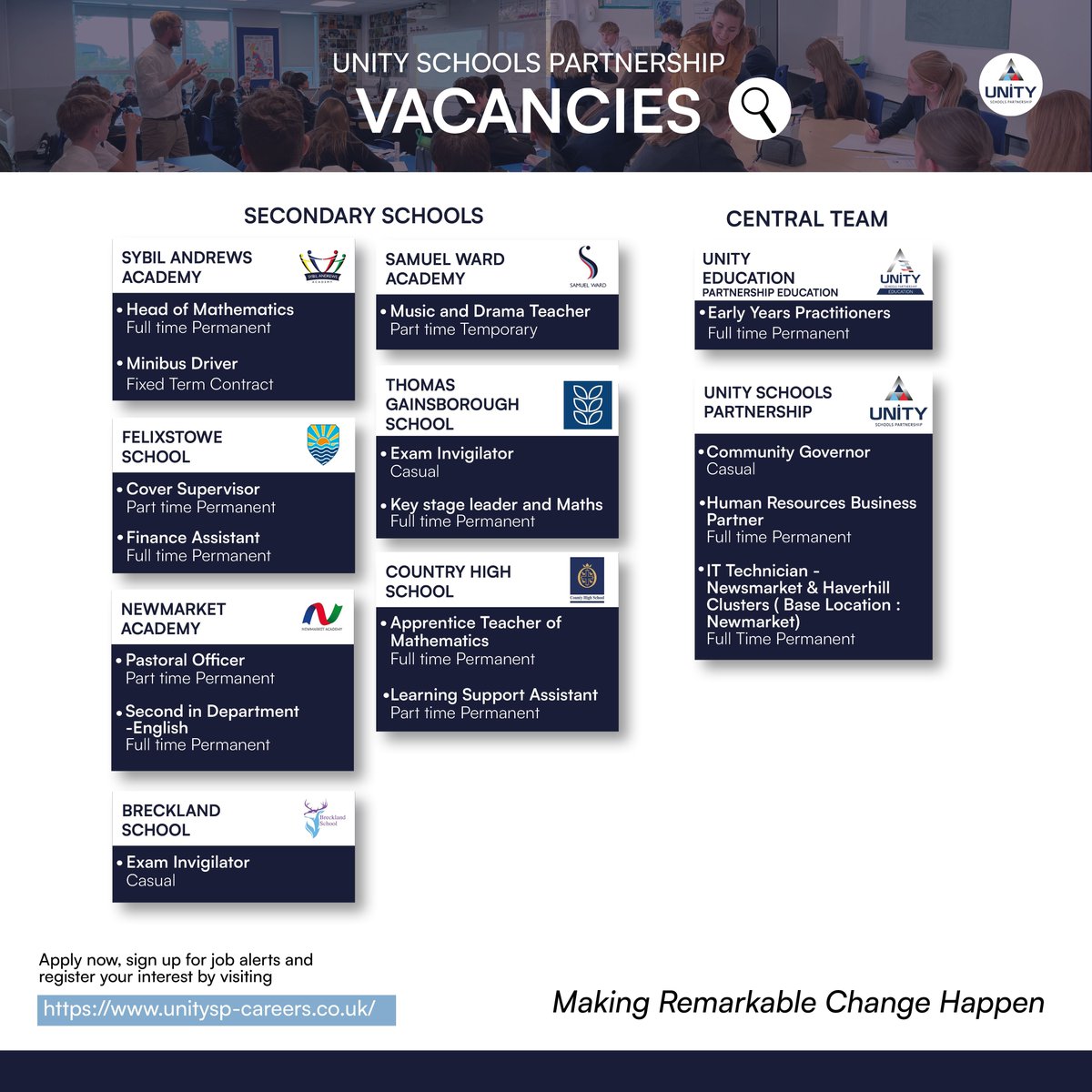 Unity Schools Partnership tweet media