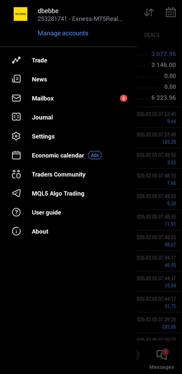 Bilawalkhanpak's tweet image. Live Client Account Update 💼
Deposit: 3,146 | Profit: 3,077
Balance: 6,223
Real results. Real account. Disciplined management.

Join our Account Management Service today.

#ForexTrading #AccountManagement #TradingResults #XAUUSD #VenzilTraders